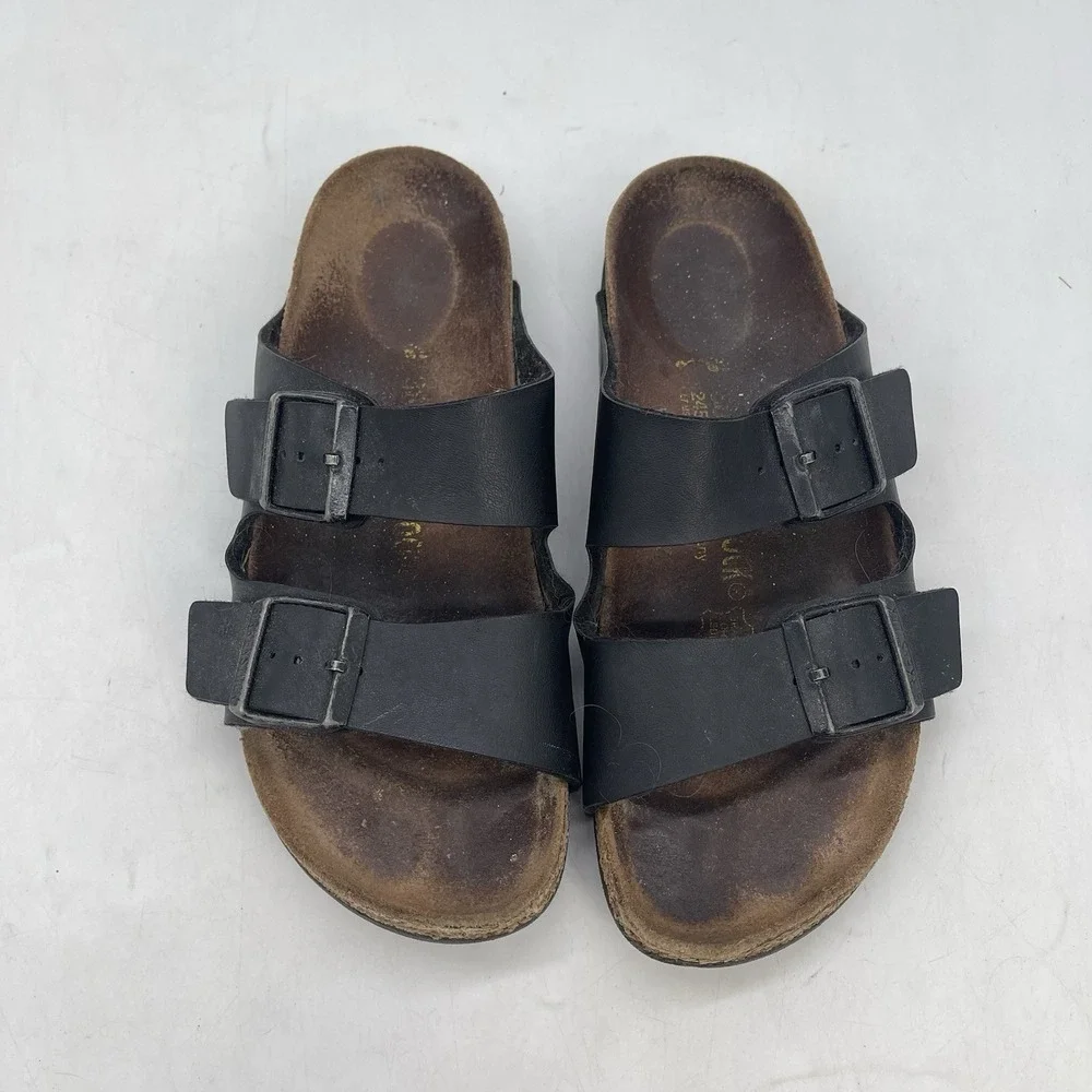 Birkenstock Arizona Sandals Womens 7 Mens 5 US Brown Mocha Suede Leather Shoes
